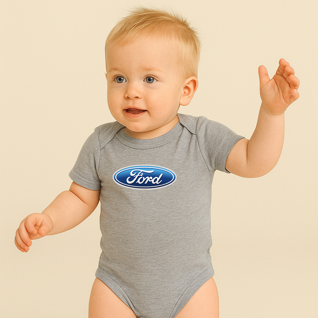 Ford Car Baby Romper Onesie